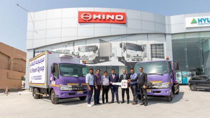 Motorcity delivers HINO trucks to Al Fateh Group